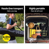 Sports & Fitness > Fitness Accessories Everfit Portable Soccer Rebounder Net Volley Training Football Goal Pass Trainer