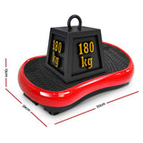 Sports & Fitness > Fitness Accessories Everfit Vibration Machine Plate Platform Body Shaper Home Gym Fitness Red