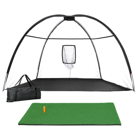 Sports & Fitness > Golf Everfit 3.5M Golf Practice Net with Driving Mat Training Target Hitting Mat