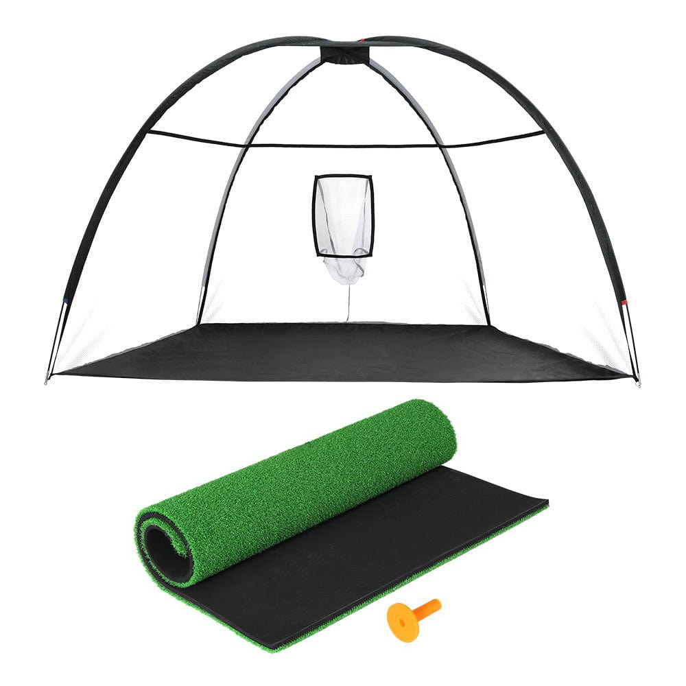 Sports & Fitness > Golf Everfit 3.5M Golf Practice Net with Driving Mat Training Target Hitting Mat