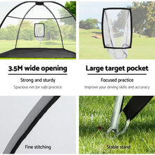 Load image into Gallery viewer, Sports &amp; Fitness &gt; Golf Everfit 3.5M Golf Practice Net with Driving Mat Training Target Hitting Mat
