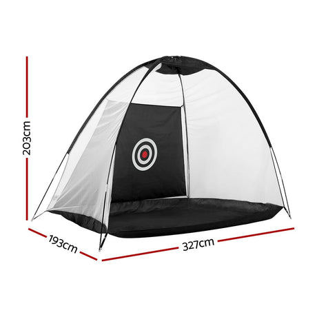 Sports & Fitness > Golf Everfit 3M Golf Practice Net Tent Portable Training Aid Driving Target Mat Soccer