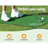 Sports & Fitness > Golf Everfit Golf Hitting Mat Portable Driving Range Practice Training Aid 80x60cm