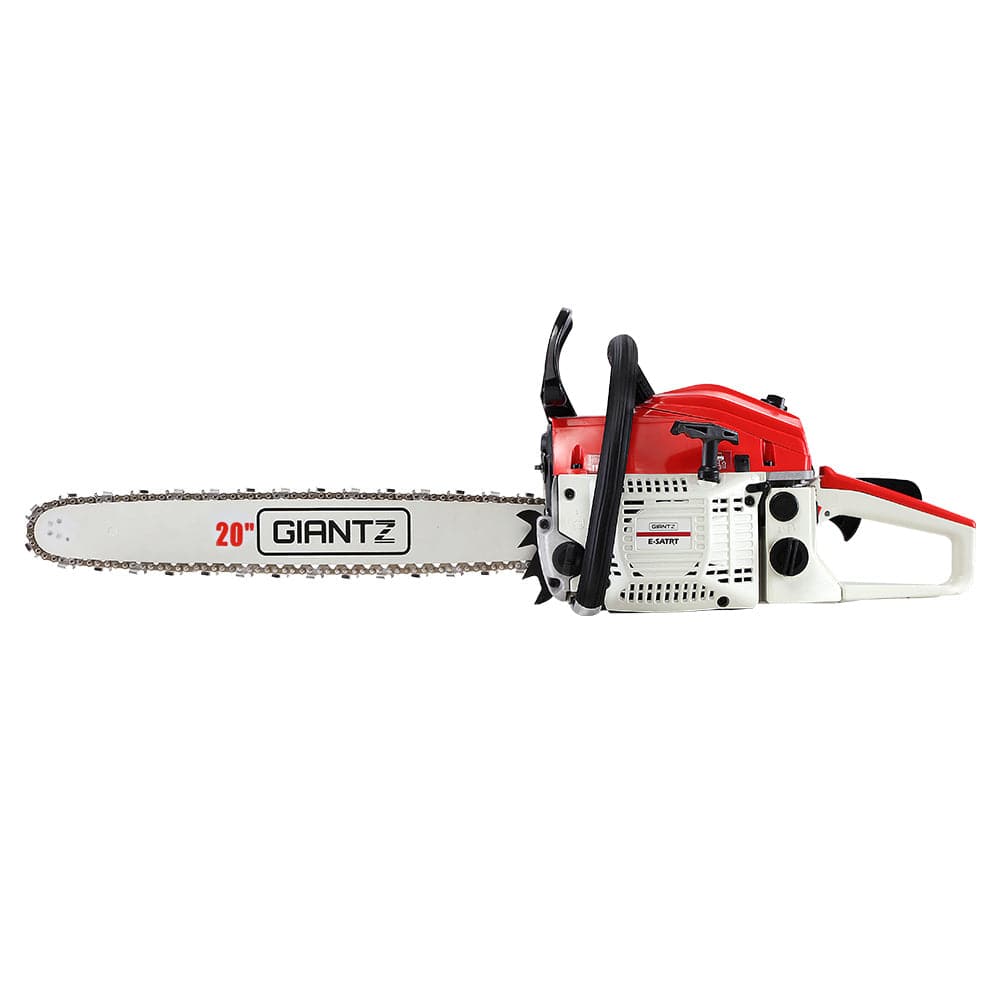 Tools > Industrial Tools GIANTZ 52CC Petrol Commercial Chainsaw Chain Saw Bar E-Start Pruning