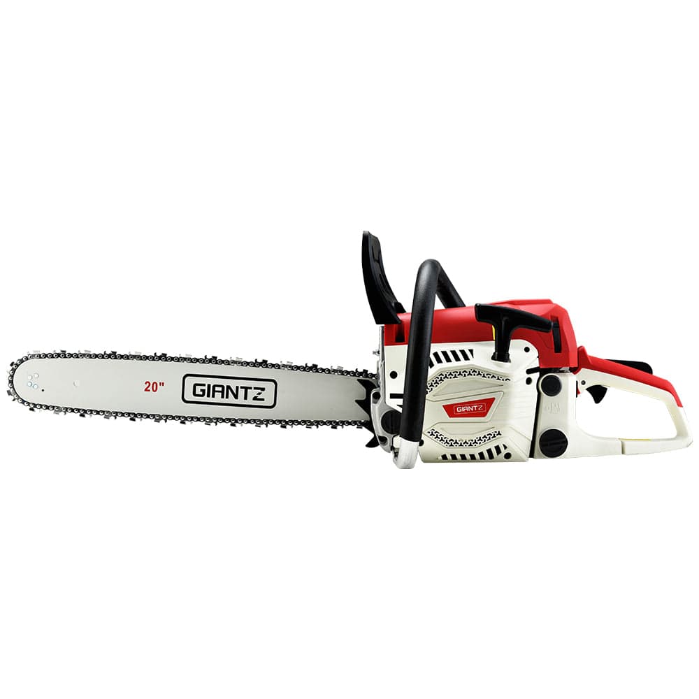 Tools > Industrial Tools Giantz 62CC Chainsaw Commercial Petrol 20" Bar E-Start 20 Bar Pruning Chain Saw