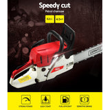 Tools > Industrial Tools Giantz 62CC Chainsaw Commercial Petrol 20" Bar E-Start 20 Bar Pruning Chain Saw