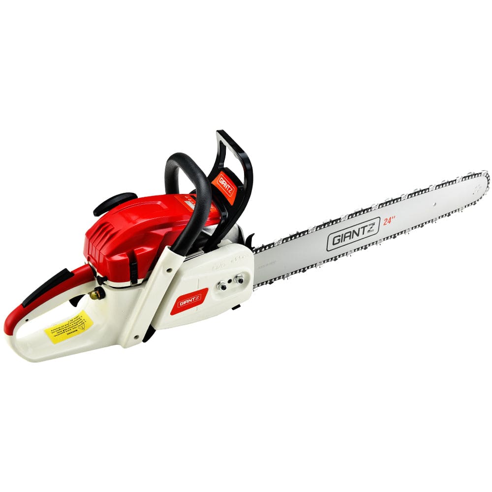 Tools > Industrial Tools Giantz 88cc Commercial Petrol Chainsaw E-Start 24 Bar Pruning Chain Saw