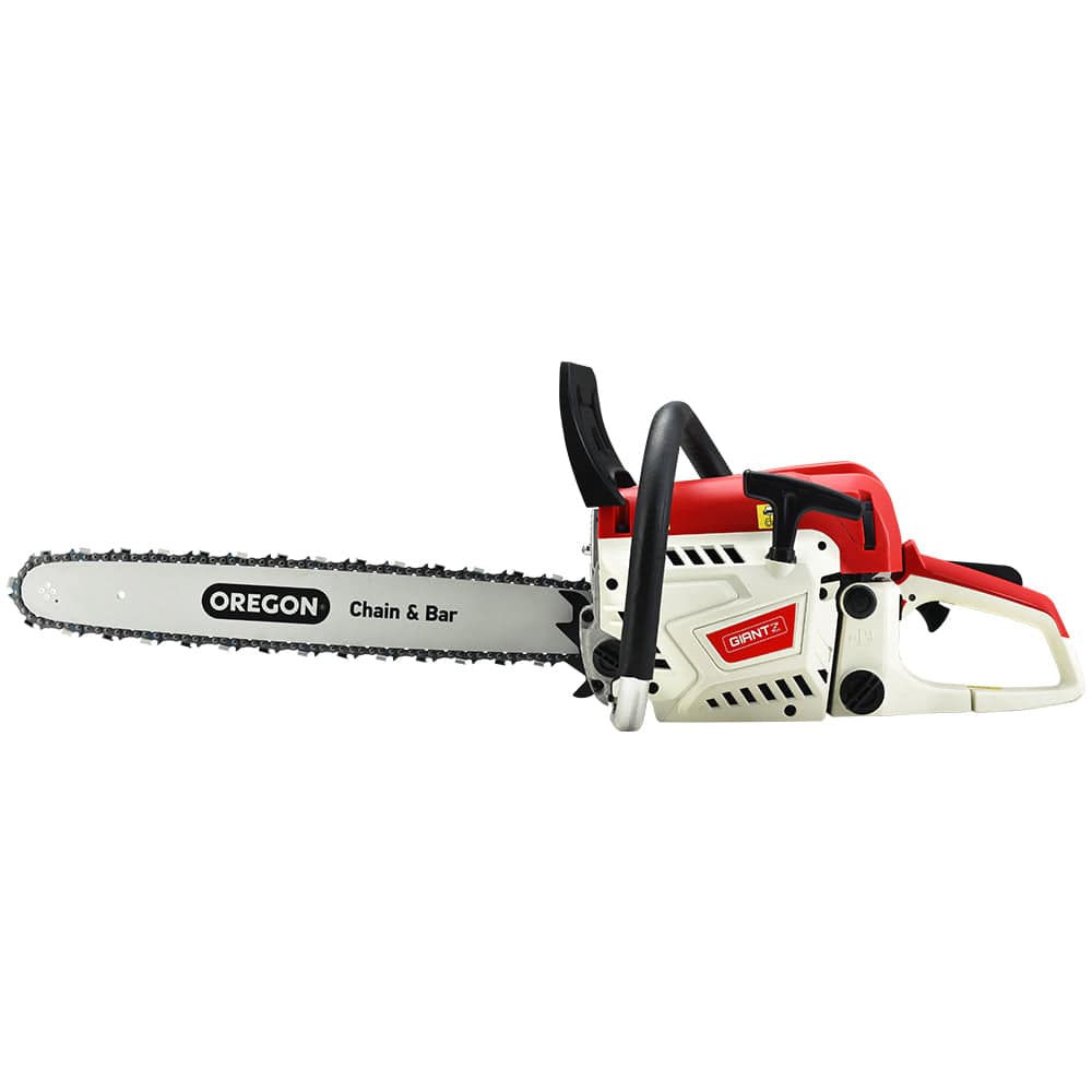 Tools > Industrial Tools Giantz Petrol Chainsaw Commercial 52cc E-Start 20 Oregon Bar Pruning Chain Saw