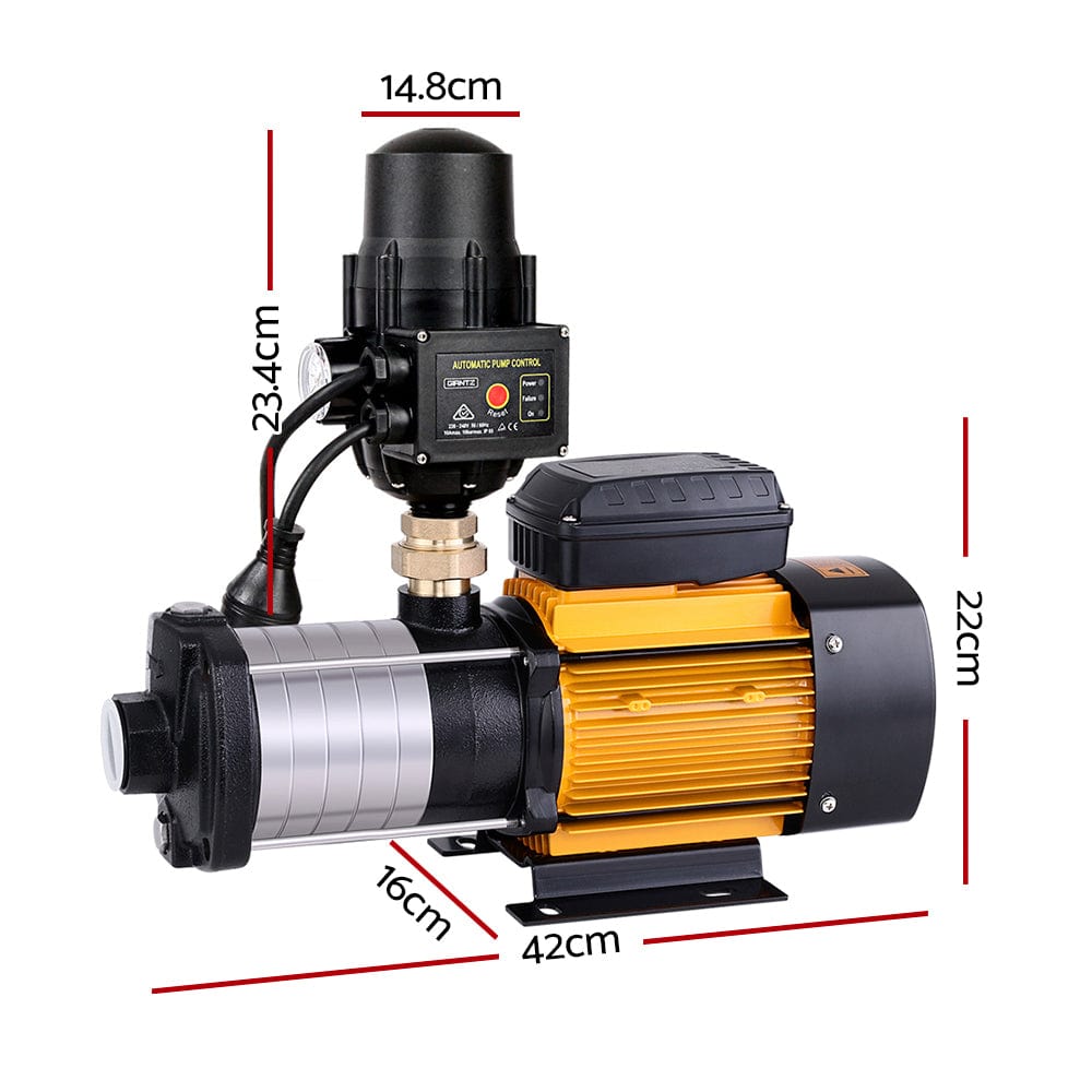 Tools > Pumps Giantz 2500W Multi Stage Water Pump Pressure Rain Tank Farm House Irrigation