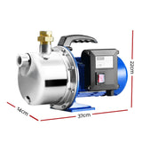 Tools > Pumps Giantz Water Pump High Pressure 1100W Stage Jet Rain Tank Pond Garden Irrigation