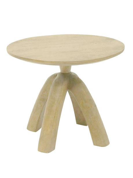 Village Style Natural Sidetable