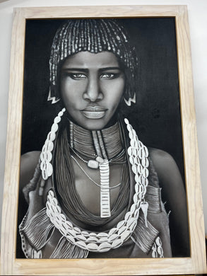 Wall Art African Tribal Art Framed