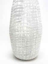 Whitewash Iron Vase - 120cms