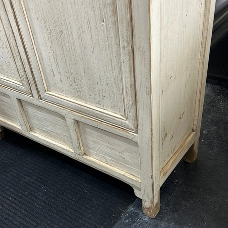 Whitewash Rustic Cabinet