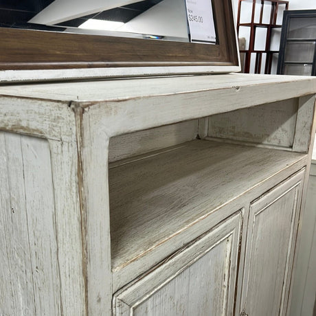 Whitewash Rustic Cabinet