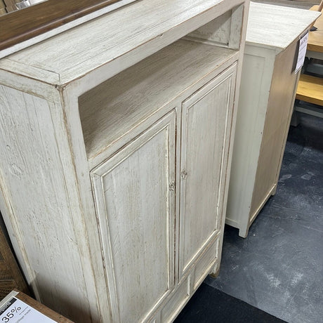 Whitewash Rustic Cabinet