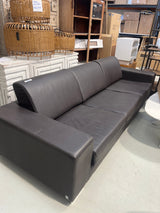 XL Italian leather Dark Brown Sofa XL Italian leather Dark Brown Sofa