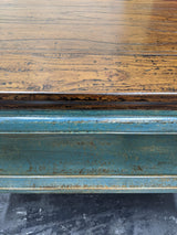 Antique Oak Top Hall Table