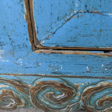 Antique Oriental Low Cabinet Chest