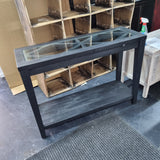 Bach Style Console Table - Black wash