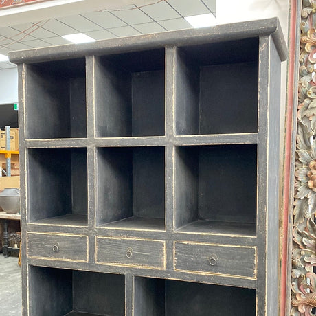 Bookcase Recycled Elm Wood Bookshelf