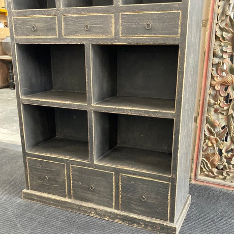 Bookcase Recycled Elm Wood Bookshelf