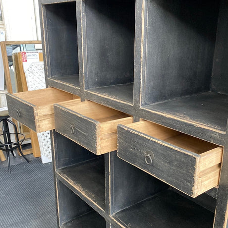 Bookcase Recycled Elm Wood Bookshelf