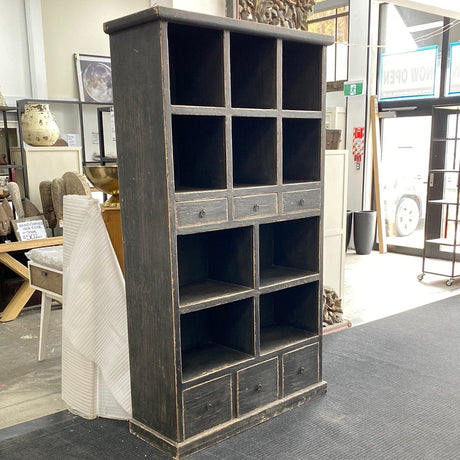 Bookcase Recycled Elm Wood Bookshelf