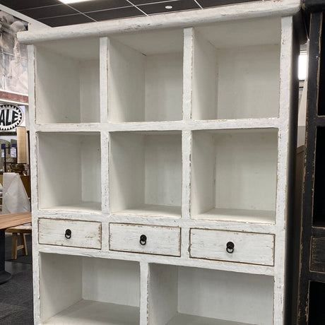 Bookcase Recycled Elm Wood Bookshelf