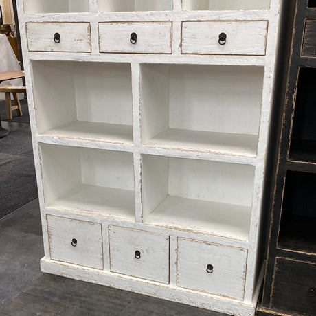 Bookcase Recycled Elm Wood Bookshelf