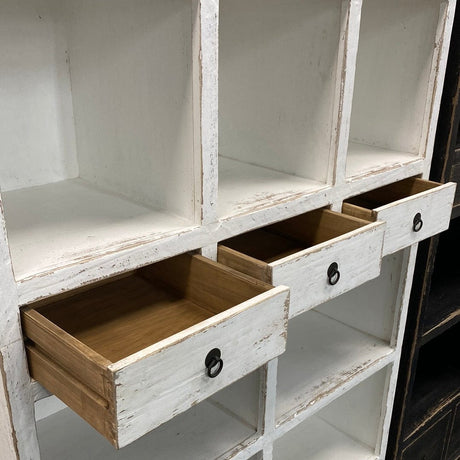 Bookcase Recycled Elm Wood Bookshelf