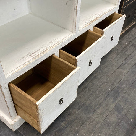 Bookcase Recycled Elm Wood Bookshelf