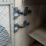 Handmade Cane Sideboard Four Doors