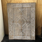 Home Decor Design Option 2 Heavy Hand-carved Timor Panel