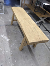 Old Wood Bench Seat  1.1m - 1.33m
