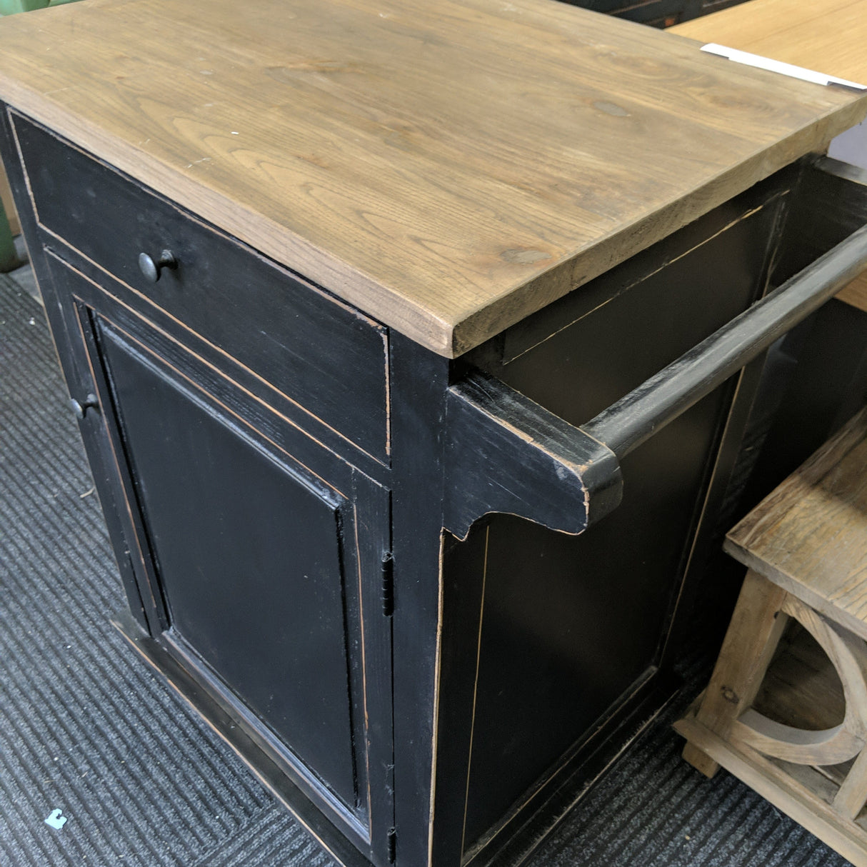 Recycled Wood Rustic Kitchen Cabinet