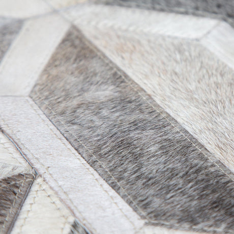 Rugs 200X300cm Corbit Leather Rug 200X300 GREY/WHITE