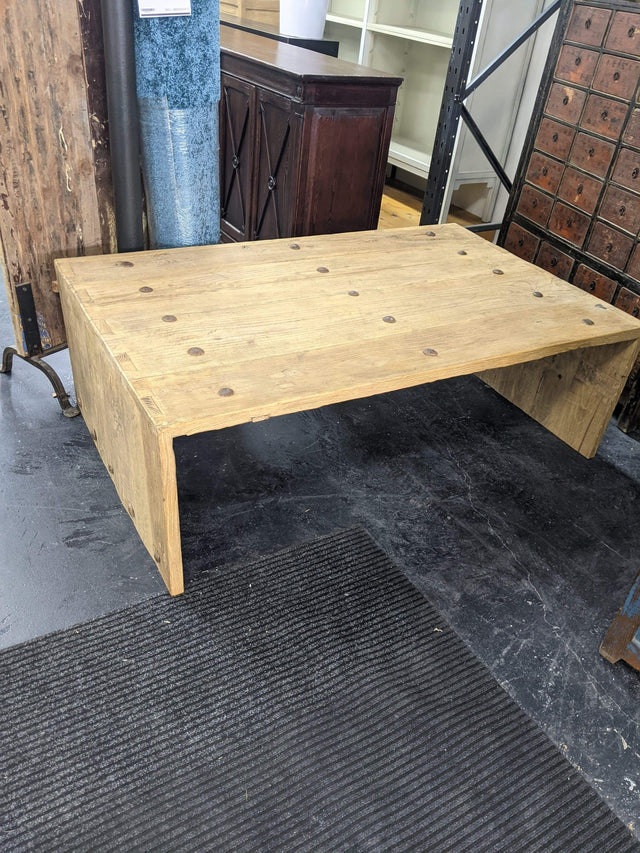 Tables Recycled Elm Wood Coffee Table 1.6m Recycled Elm Wood Table NZ