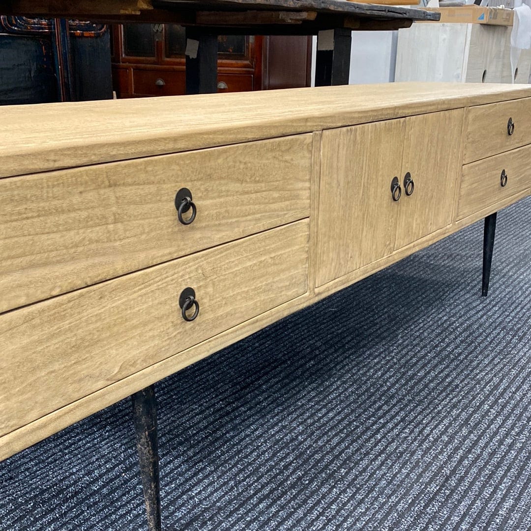 TV Unit Recycled Elm Tv Cabinet