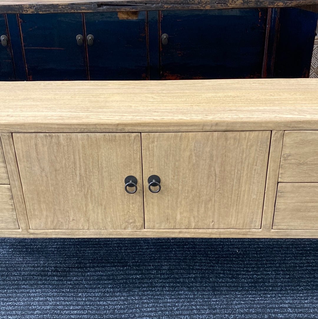 TV Unit Recycled Elm Tv Cabinet