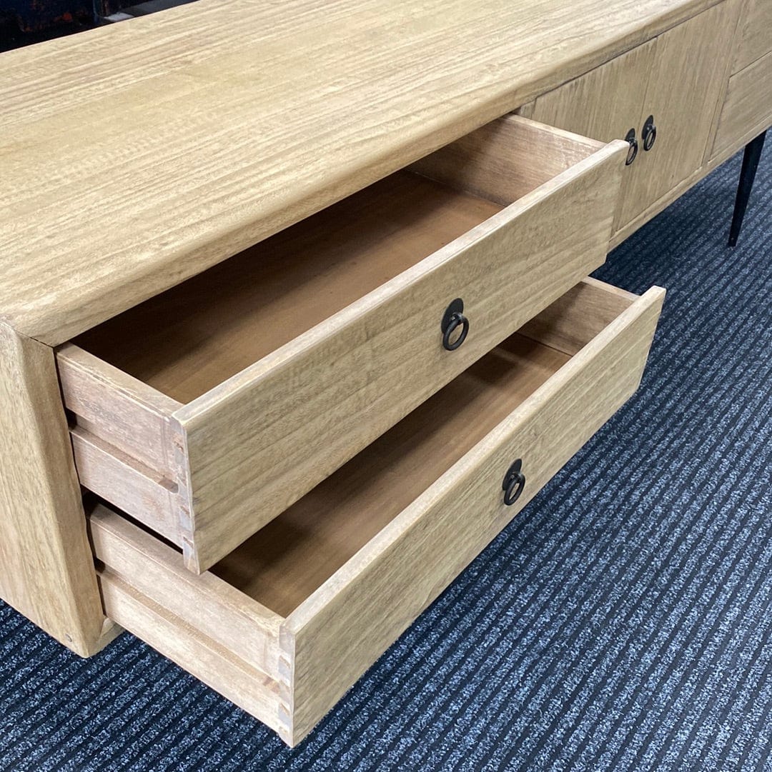 TV Unit Recycled Elm Tv Cabinet