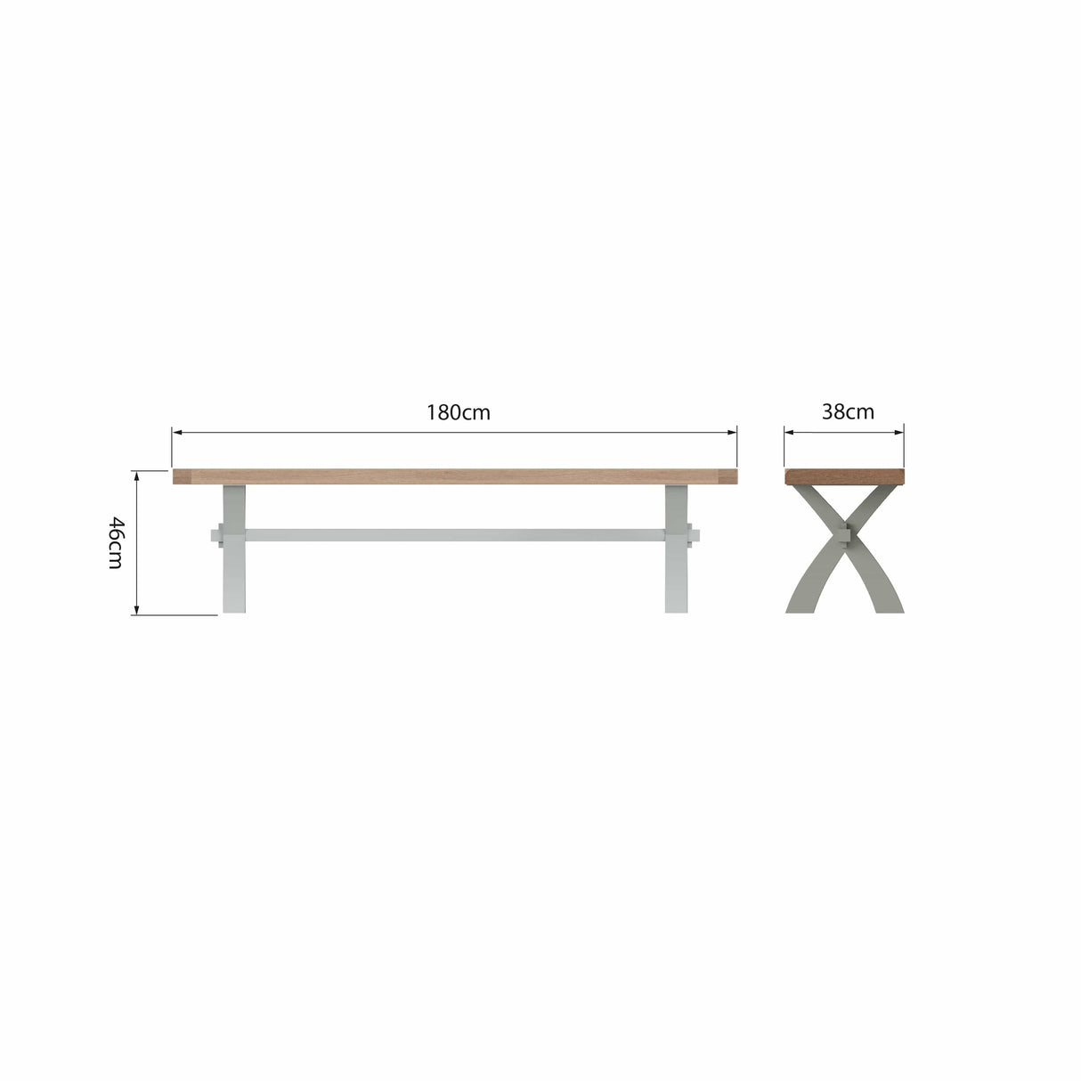 Warsaw Cross Bench - Small