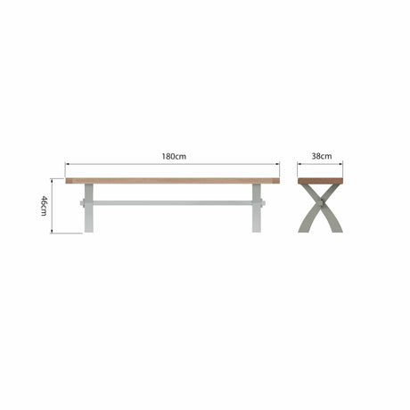 Warsaw Cross Bench - Small