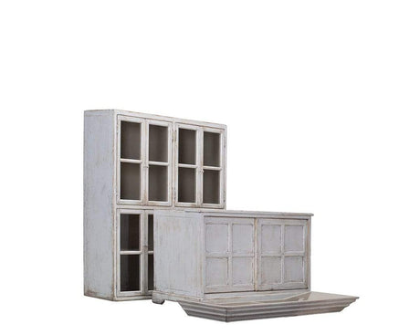 White Glass Cabinet