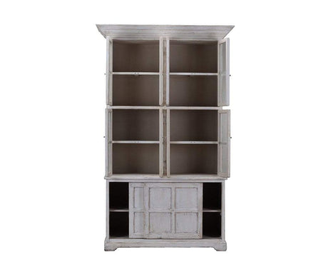 White Glass Cabinet