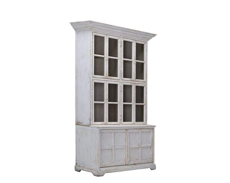 White Glass Cabinet